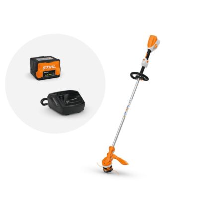 Desbrozadora STIHL FSA 70 R con la batería AK 20 y el cargador AL 101