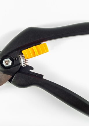 tijeras de podar Stihl batería en uso en viñedo